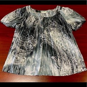 Pretty layered shirt by dressbarn